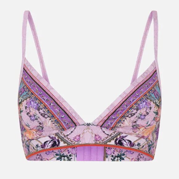 Camilla Mad As A Snake Crop Top Soft Bra Bralette Small CD b57 - Picture 6 of 10